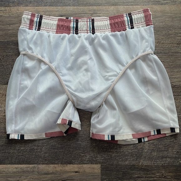 Hollister  Eleavted Essentials Stripes Swimming Shorts Sz M - Picture 8 of 10